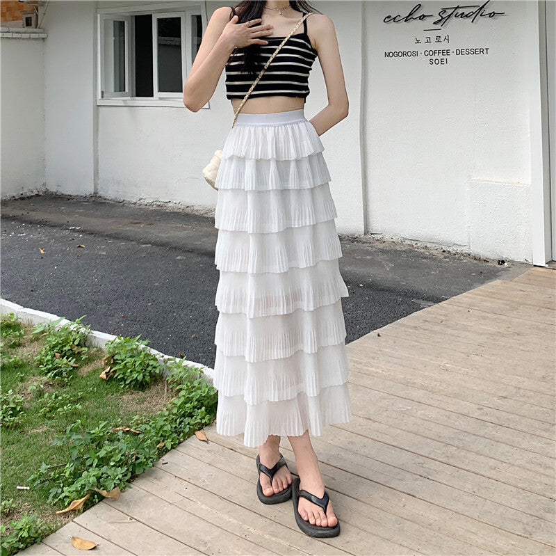 フリル レイヤースカート mry000222