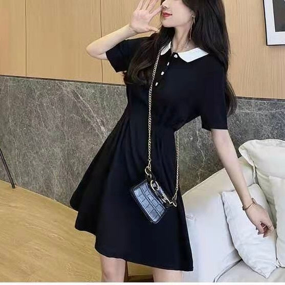ポロカラーワンピース 夏 mry000007