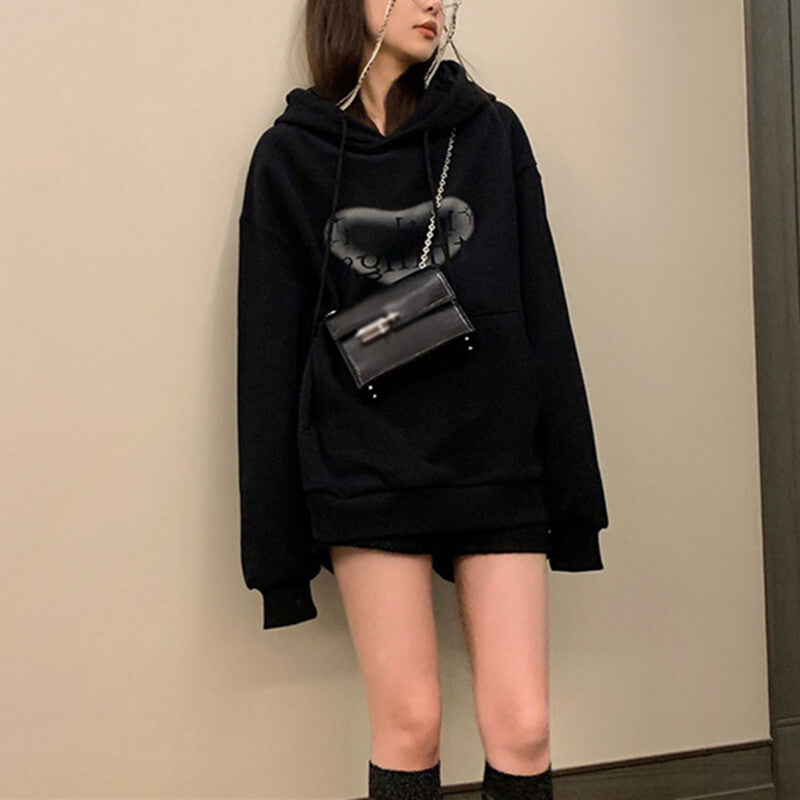 ハートデザインルーズパーカー mry000483