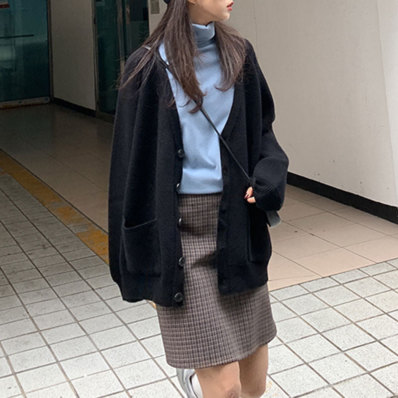 ルーズ セーター カーディガン mry000460