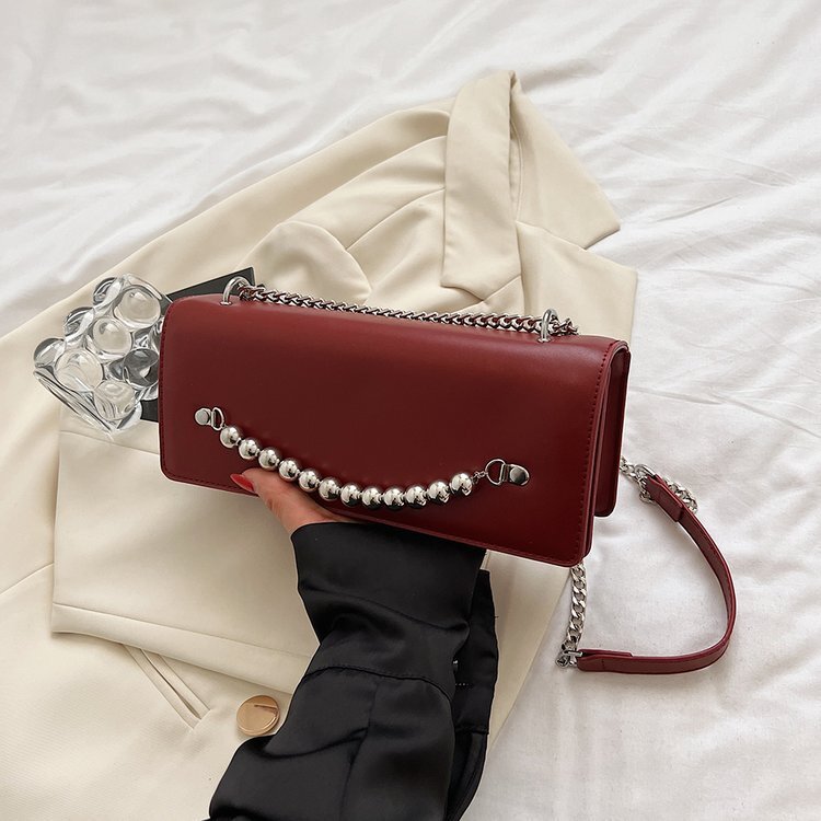 3カラー展開 シルバーボール チェーンバッグ 韓国ストリート 韓国カジュアル mry000977