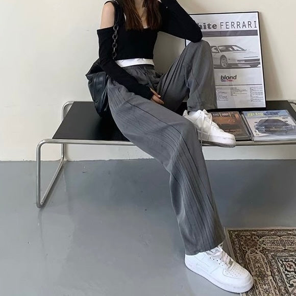 ストライプパンツ カジュアル mry000256