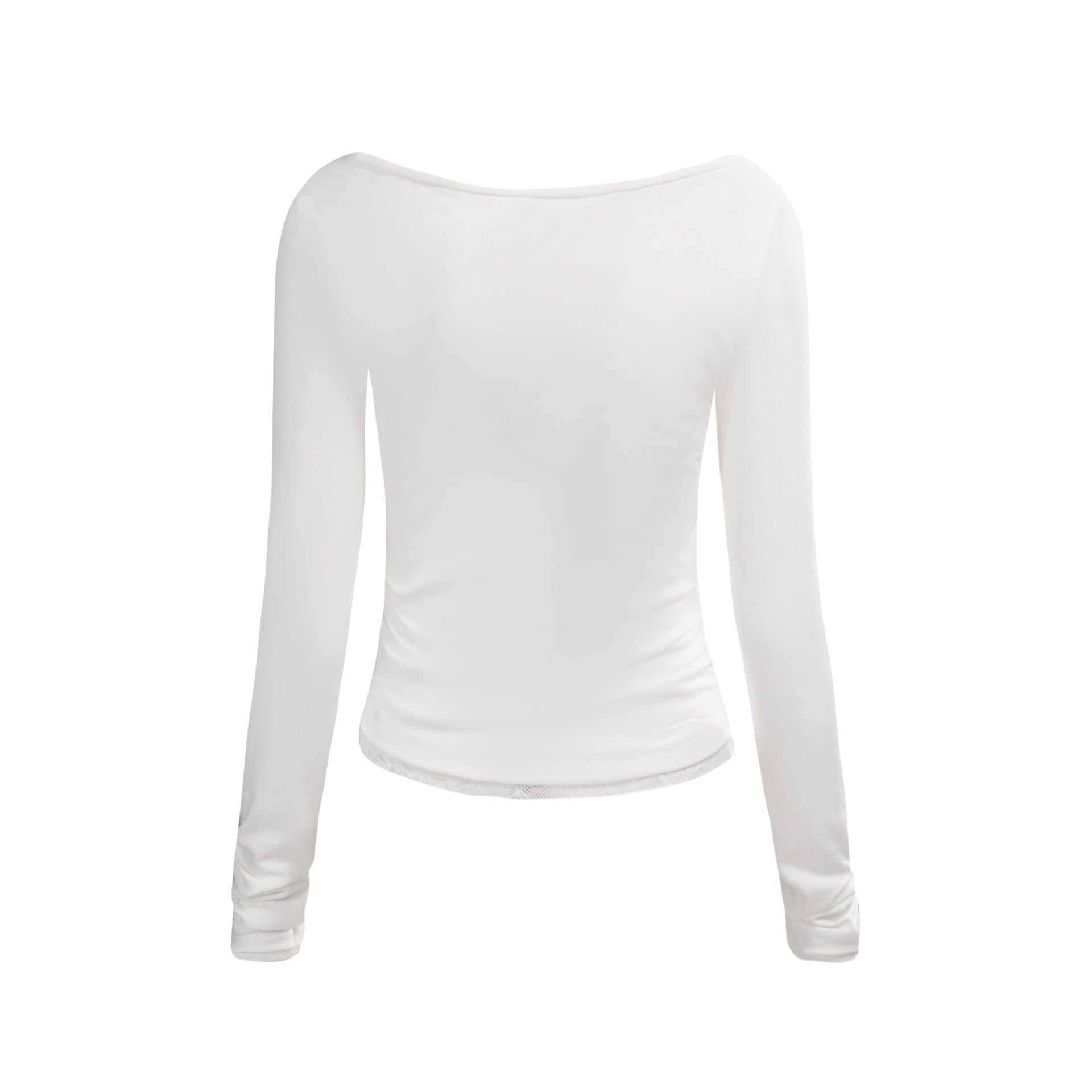 【2color】Butterfly Chains Graphic Slim Fit Top mry001731