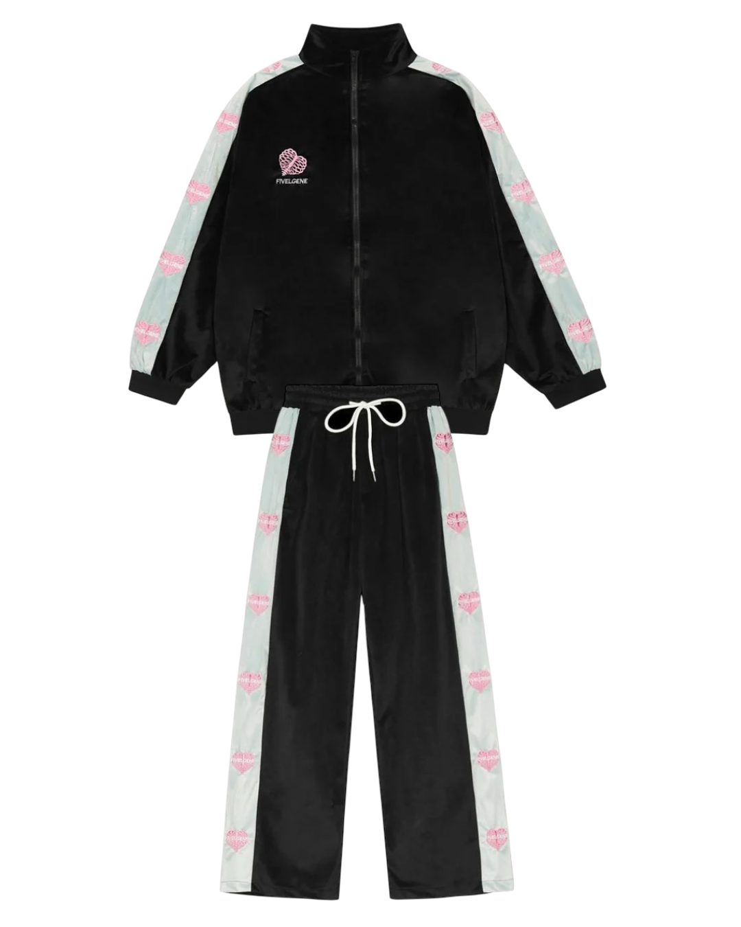 【2color】Chuanzi Loose Jersey Set-Up mry001592