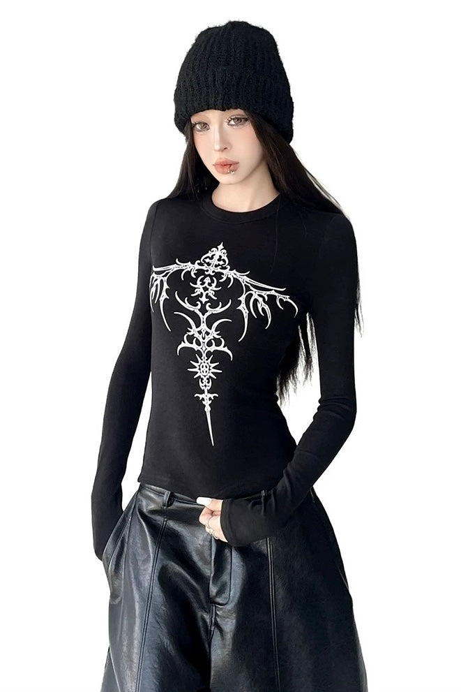 Tribal Cross Slim Fit Top mry002307