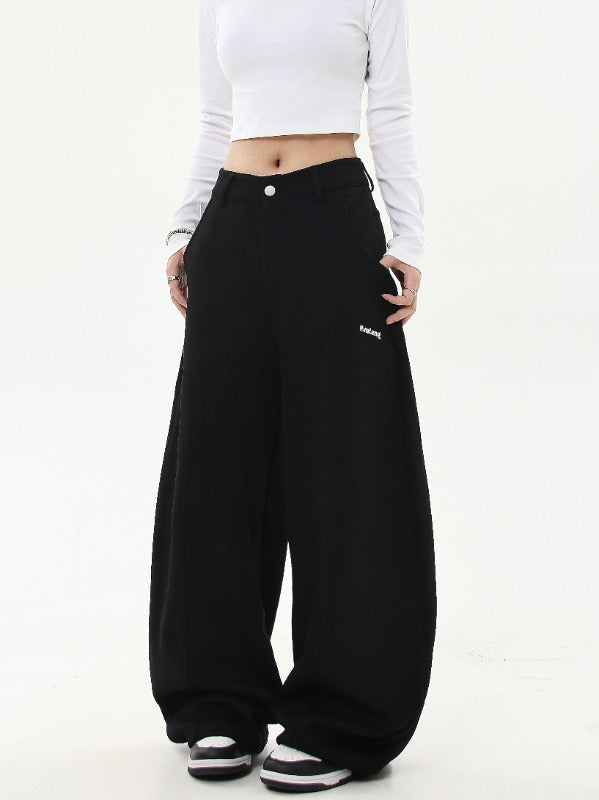 【YURU:FIT】Belt Loop Loose Fit Sweatpants mry001866