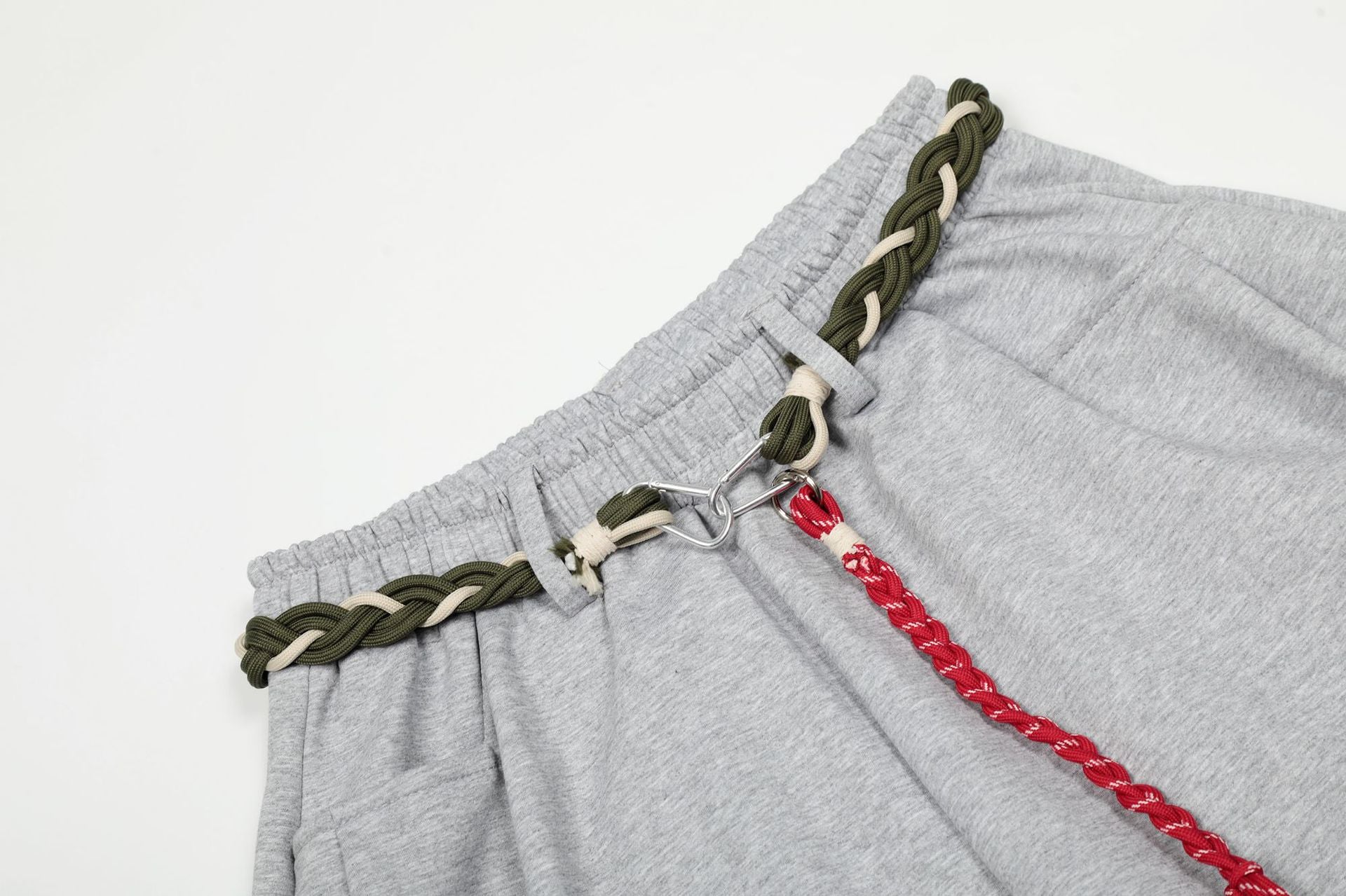 『SNS大人気パンツ💥』【2color】Belt Rope Wide Leg Sweatpants mry001805