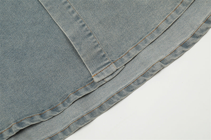 Star Tie Washed Denim Shirt mry001738