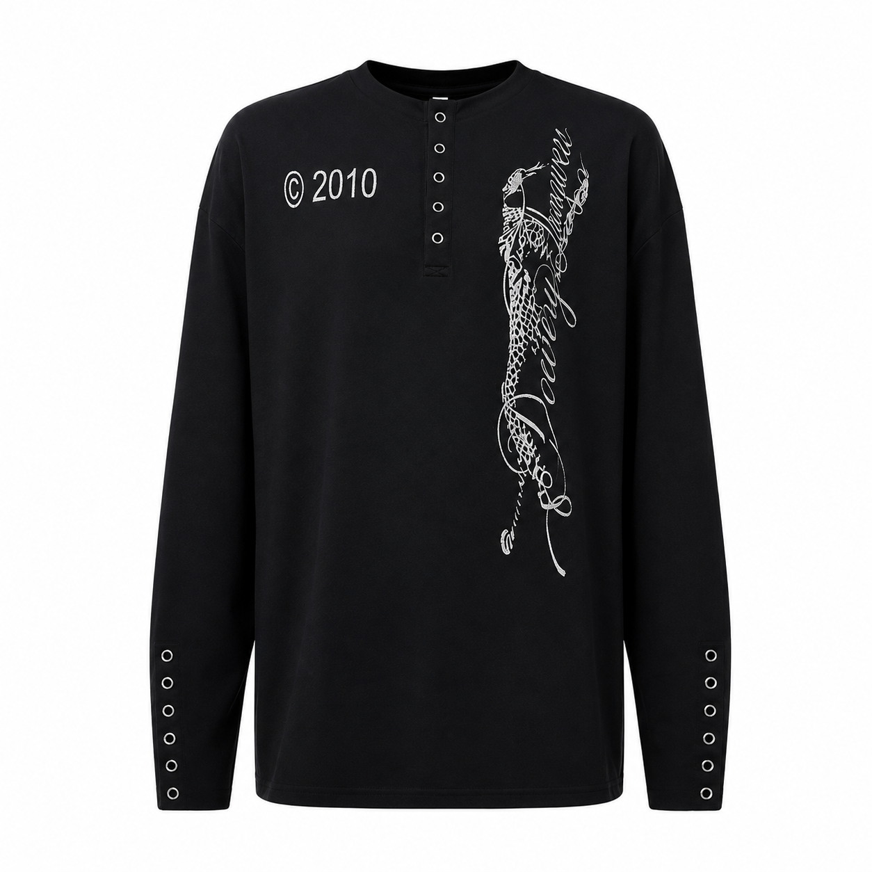 【新作】ゴシックドラゴン オーバーサイズTシャツ mry002645