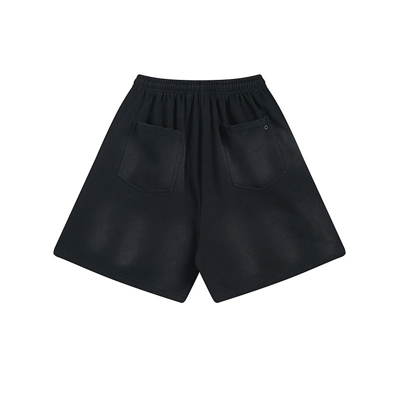 【2color】UNISEX DAMAGE DOLMAN SHORTS mry001755