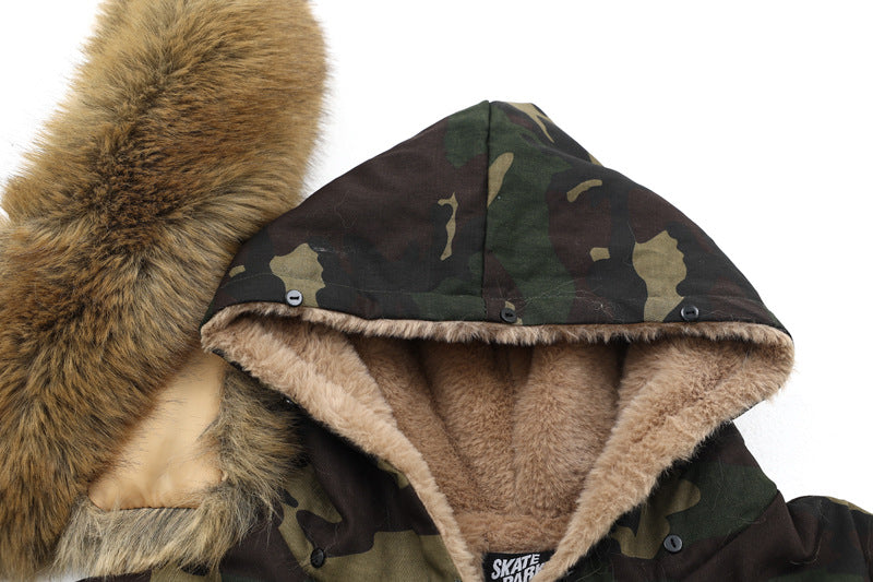 【評価★4.8以上/2color】Venom Thrill Camo Fur Hood Jacket mry001937