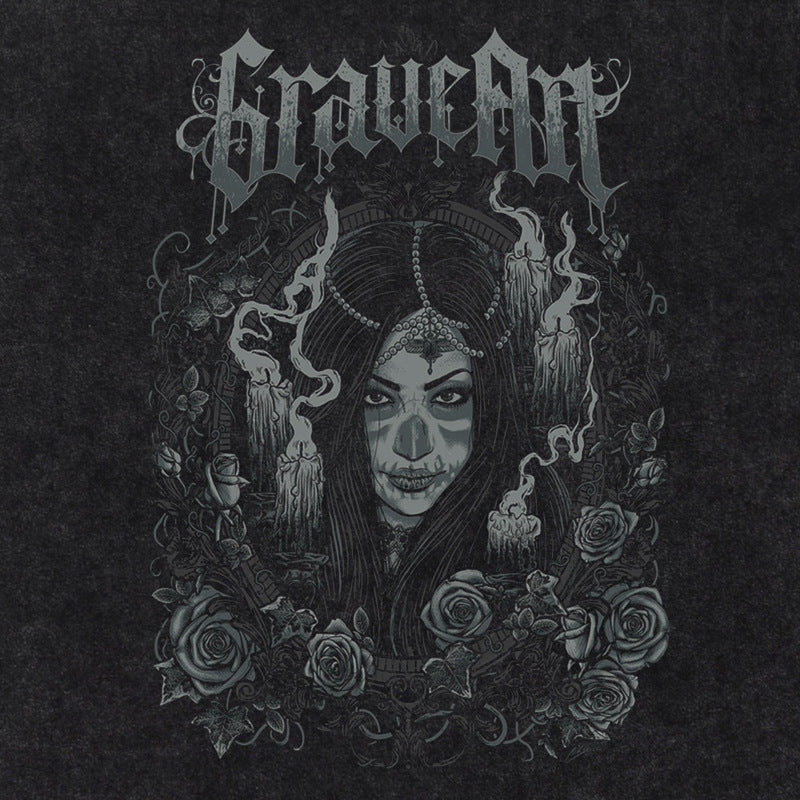 Chain Neck Graphic Sleeveless Tee mry001656