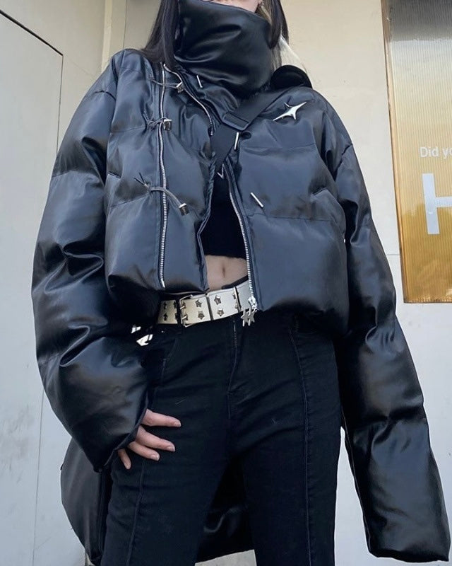 Black Puffer Jacket mry001790