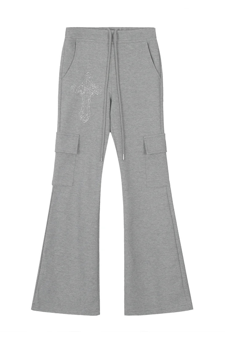 【2color】Holy Cross Flare Pocket Pants mry001695