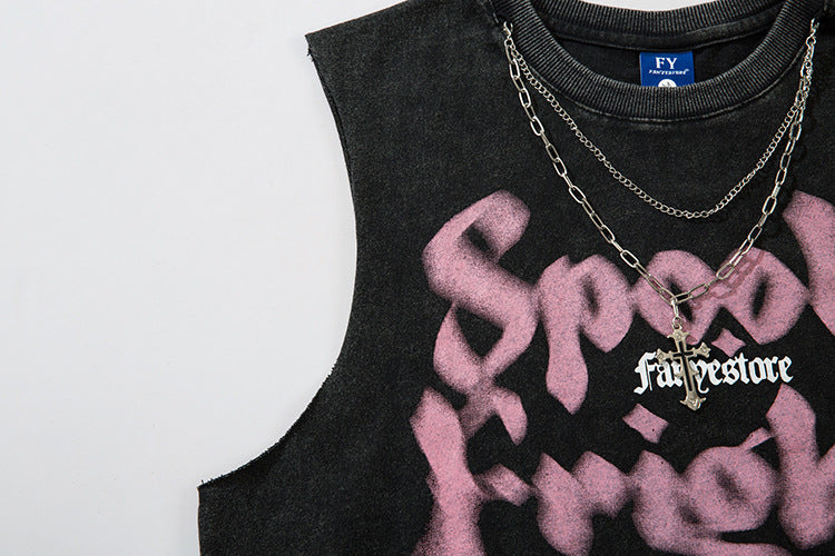 Spooky Frights Chain Tank Top mry001671