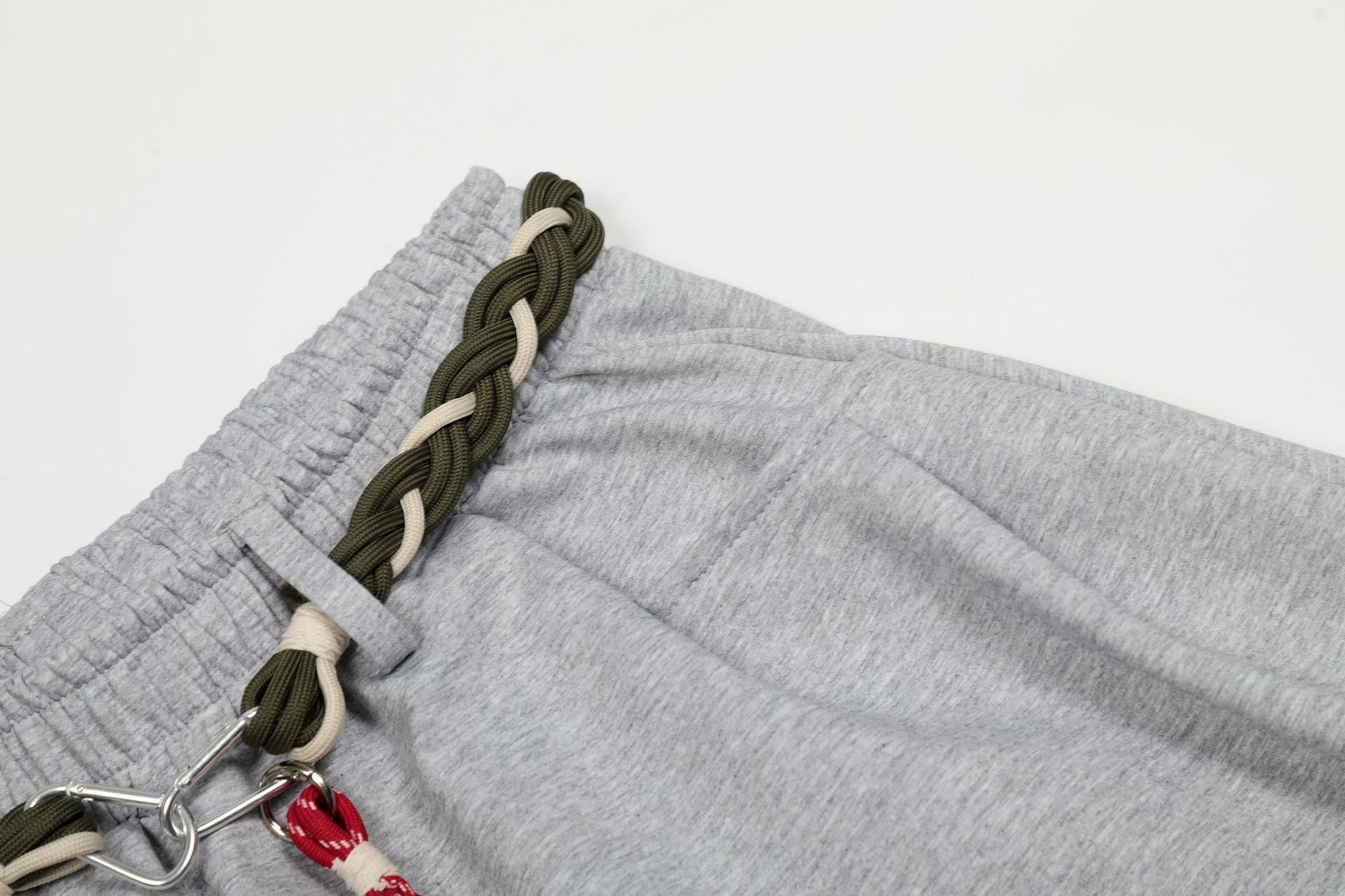 『SNS大人気パンツ💥』【2color】Belt Rope Wide Leg Sweatpants mry001805