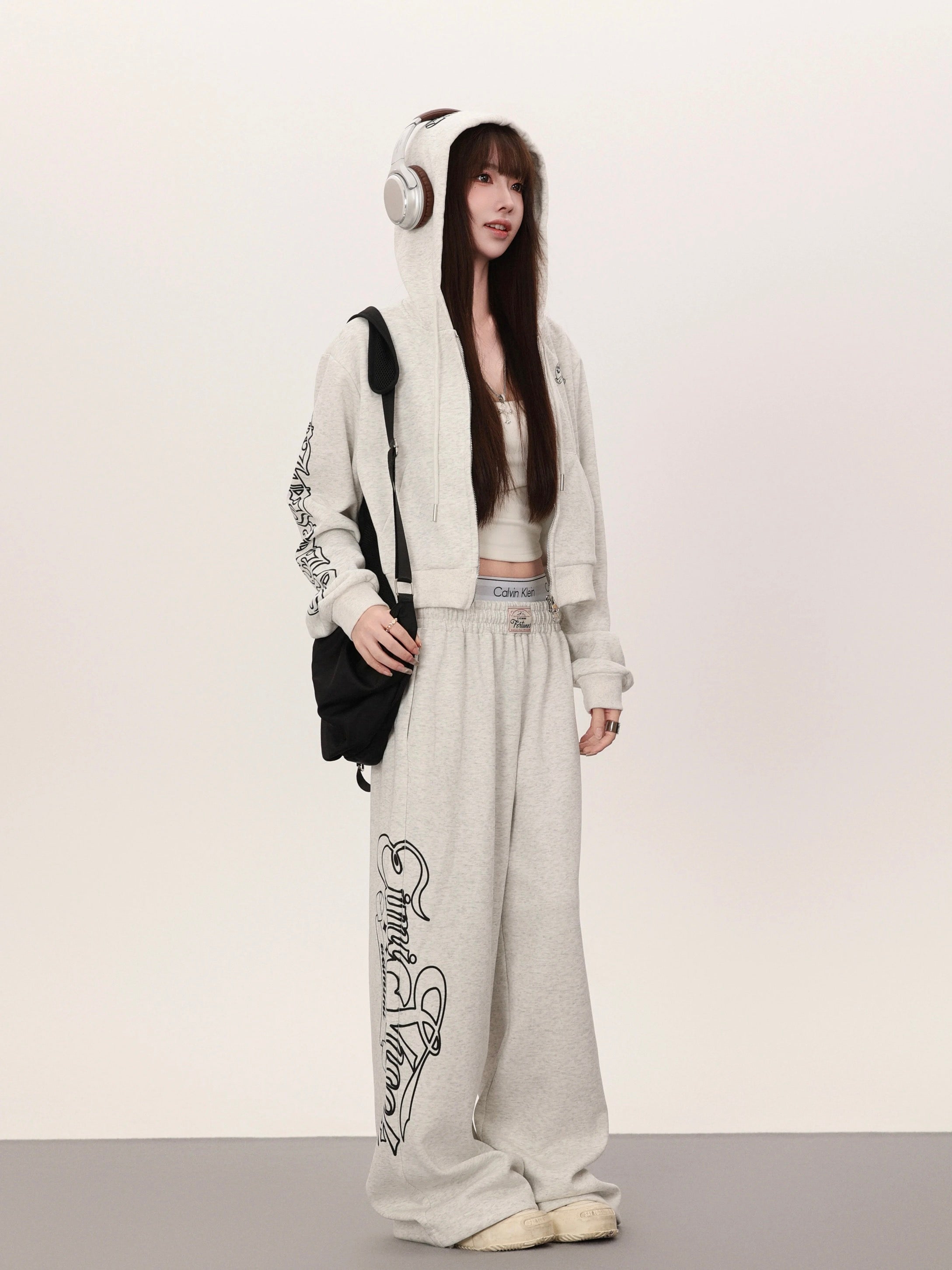 【Set-Up】Pastel Gothic Print Street Set-Up mry001889