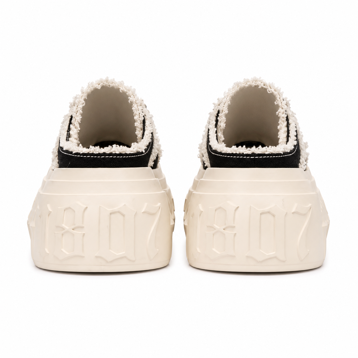 【再入荷】フリンジキャンバス 厚底サンダル(5.5cm UP)mry002523