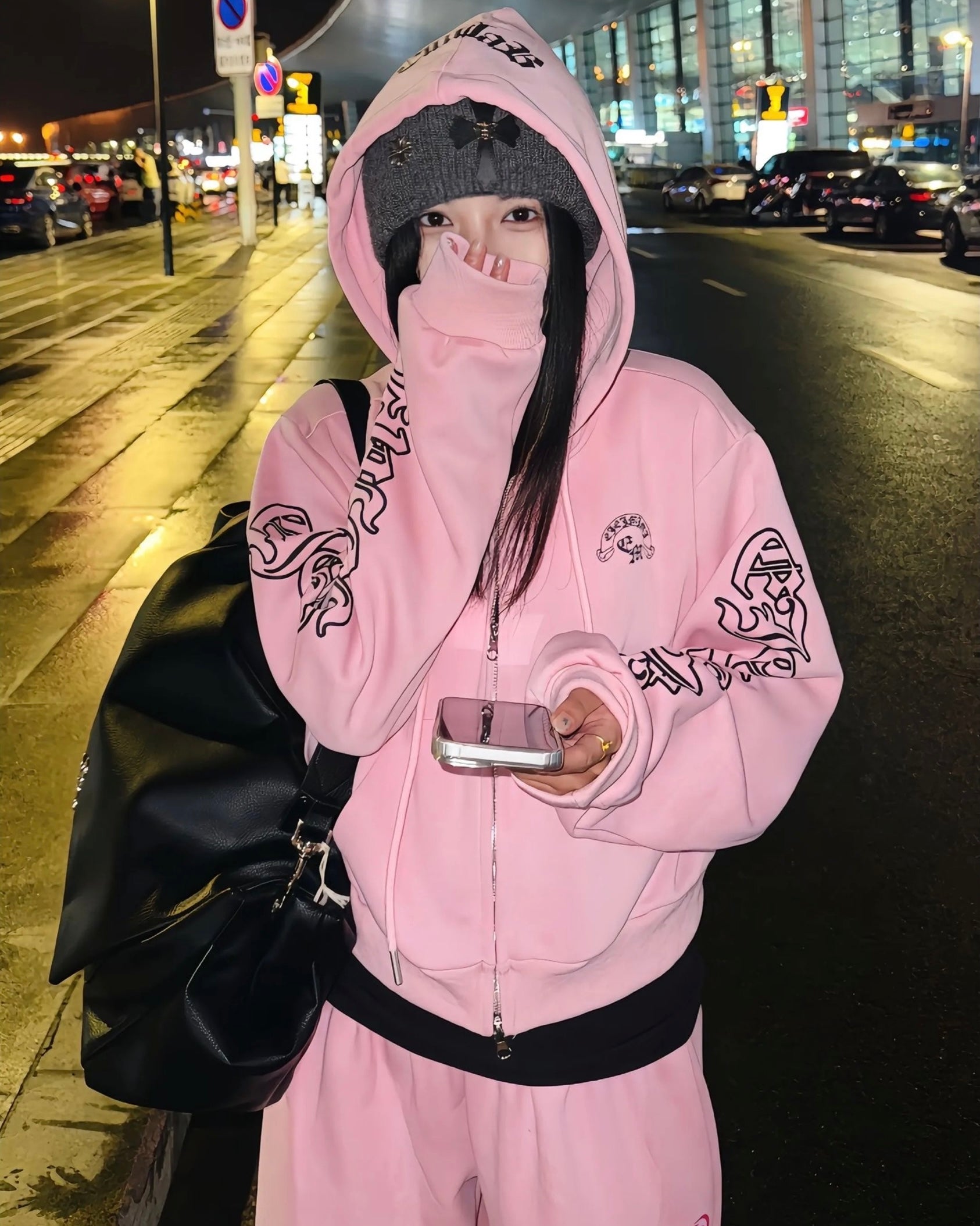 【Set-Up】Pastel Gothic Print Street Set-Up mry001889