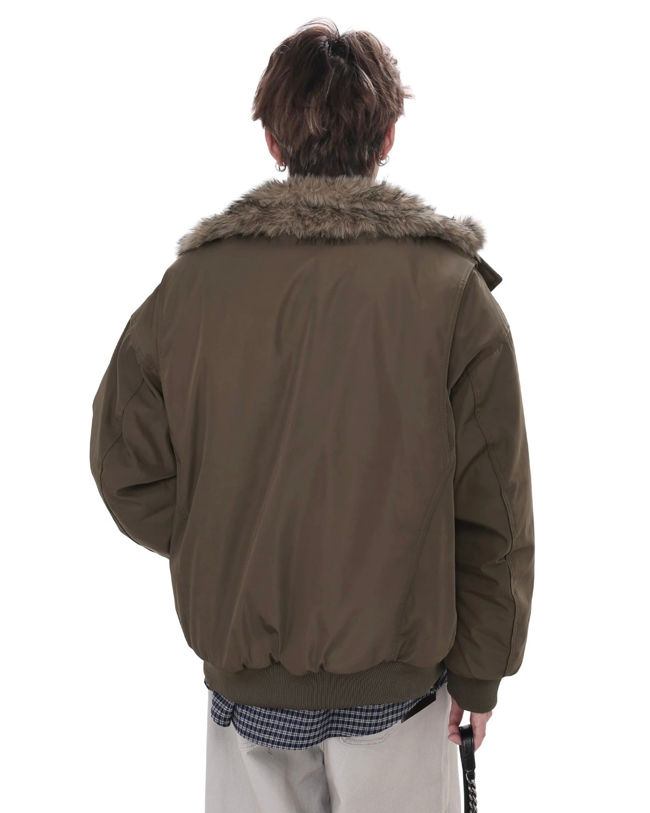 【高品質】Unisex Faux Fur Jacket mry001985
