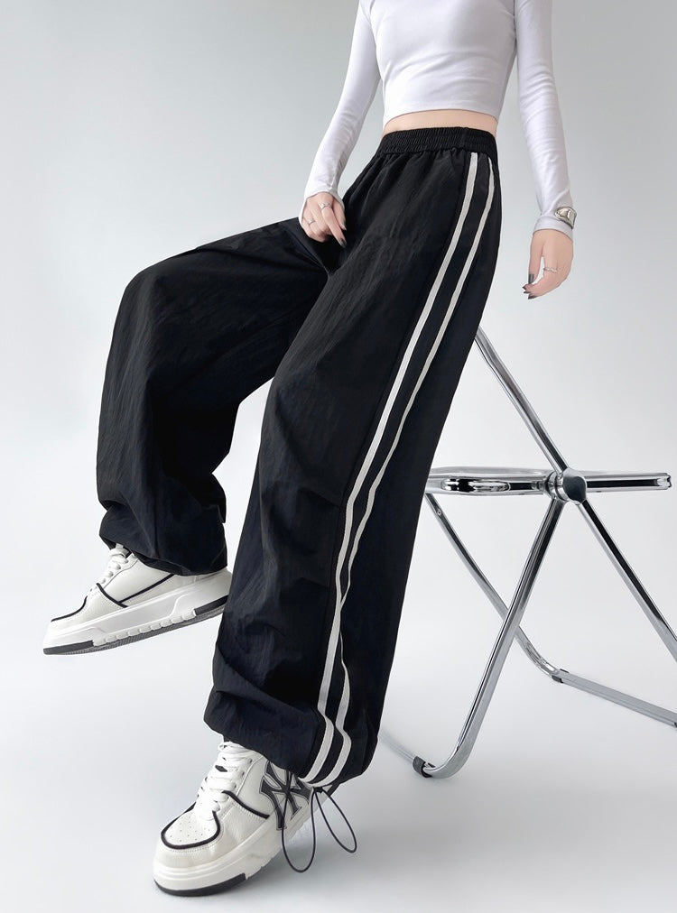 【YURU:FIT/3color】Glowline Baggy Track Pants mry001661
