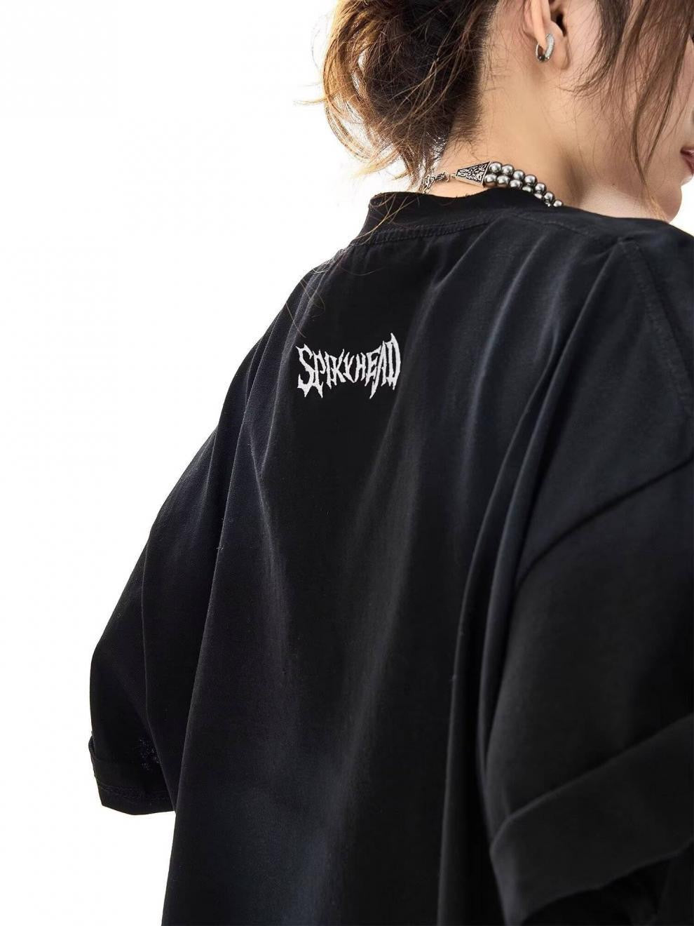 《数量限定価格🔥⚡️》2colorSPIKY HEAD Shadow Fade T-Shirt mry001677