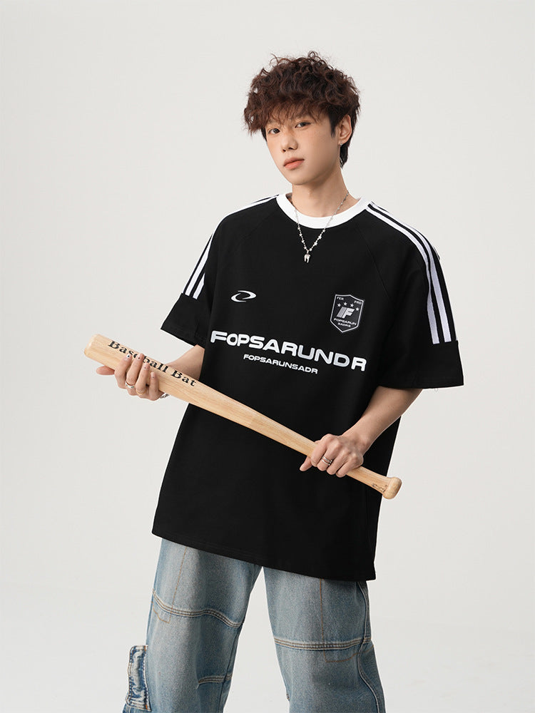 【3color】Fopsarundr Varsity Stripe Jersey T-Shirt mry001710