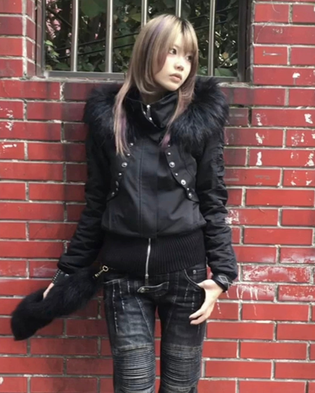 Fur Trim Puffer Jacket mry002074