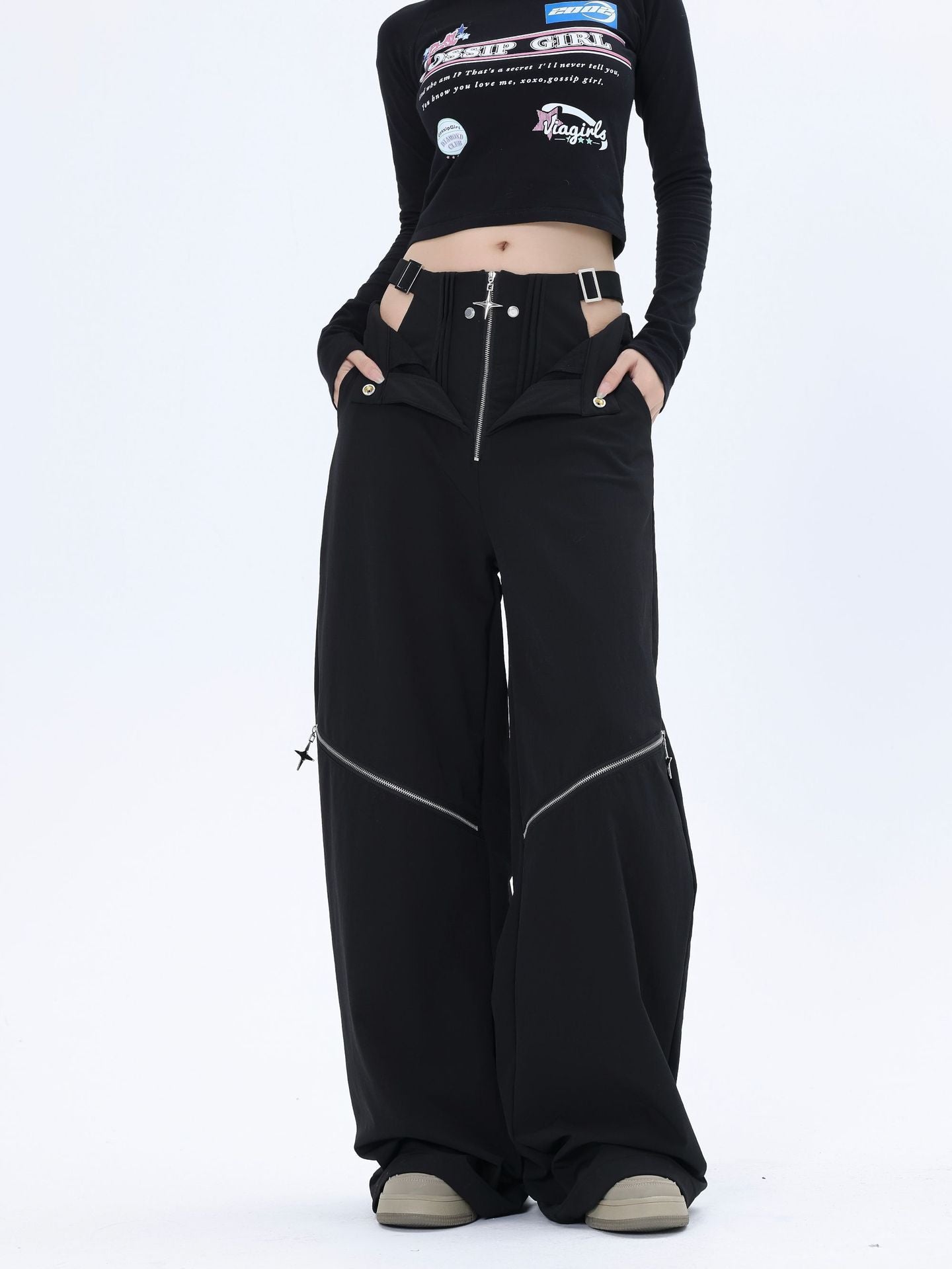 Butterfly Zip Track Pants mry001725