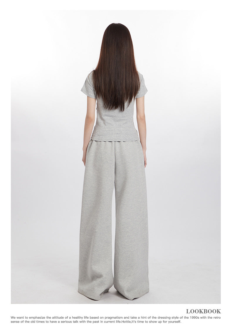 【2color】Silhouette Flow Draped T-Shirt mry001688