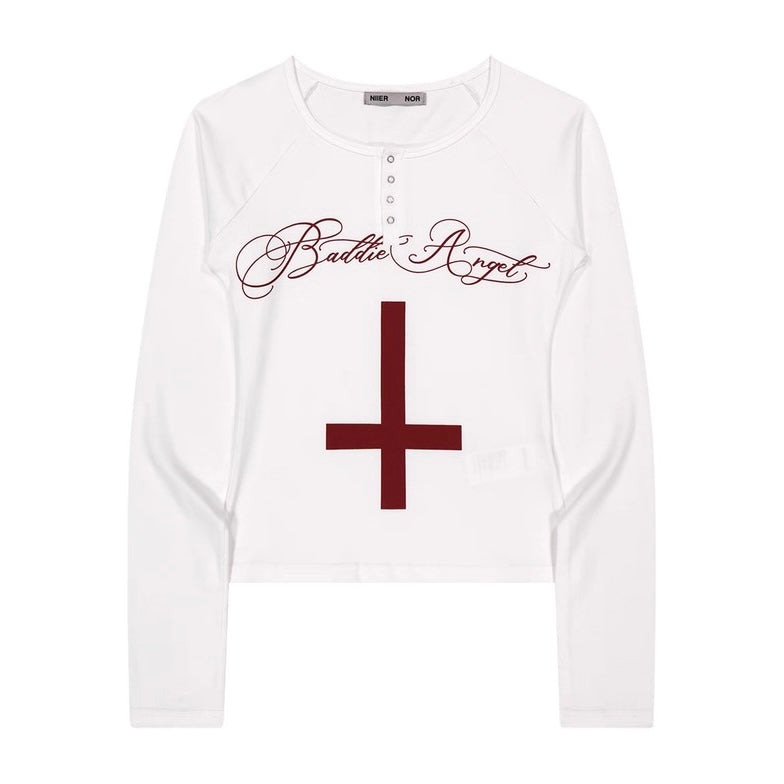 Baddie Angel Cross Top mry002304