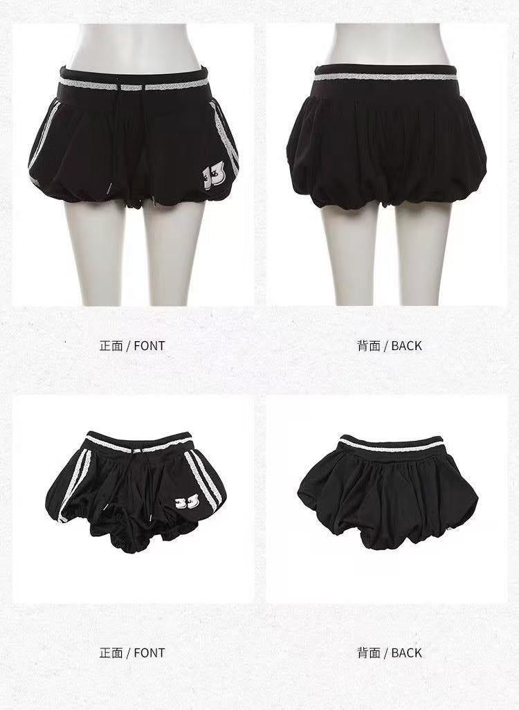 Bubble Lace Track Shorts mry001724