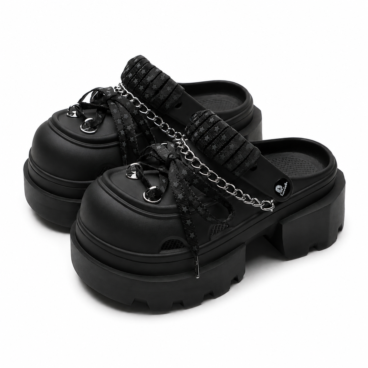 【再入荷】パンクチェーン サンダル(6.5cm UP)mry002532