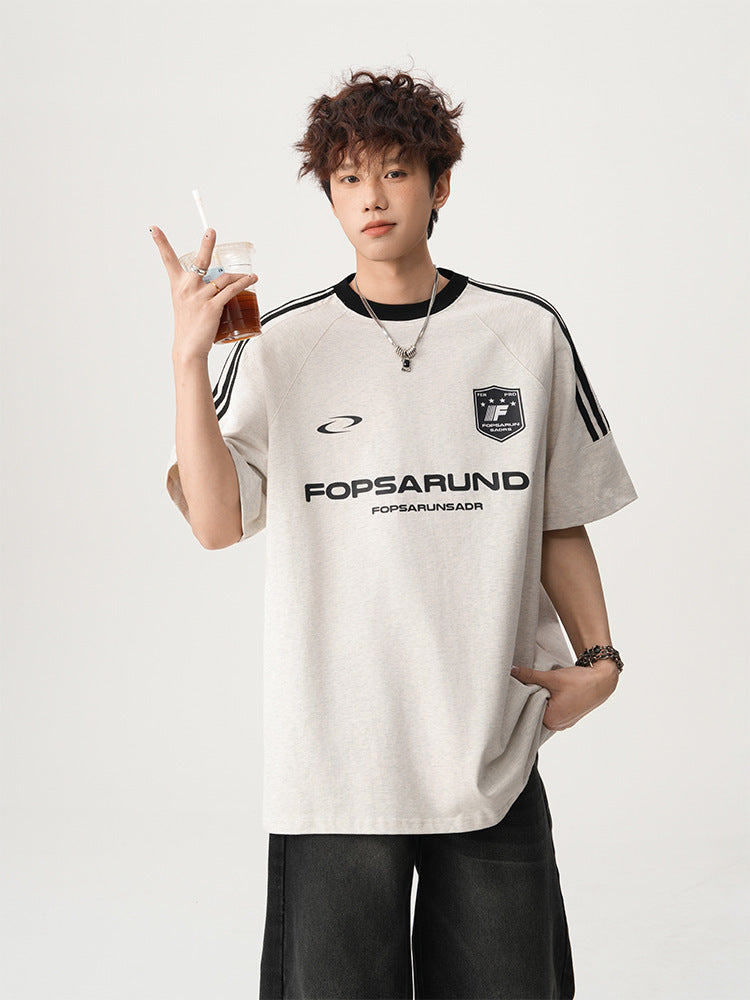 【3color】Fopsarundr Varsity Stripe Jersey T-Shirt mry001710