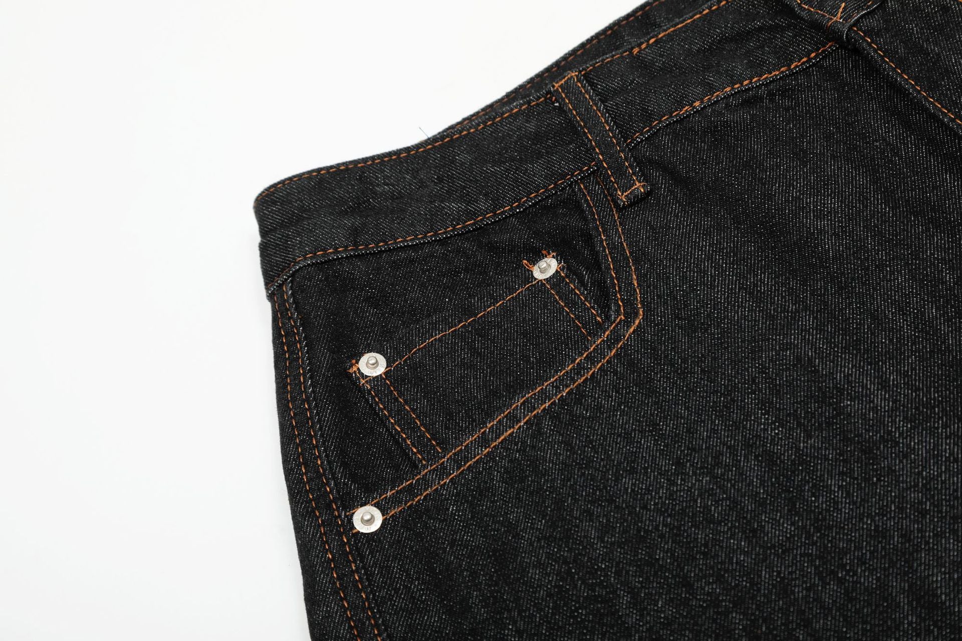 【COVER:FIT】 Cut Baggy Dark Denim Pants mry001865