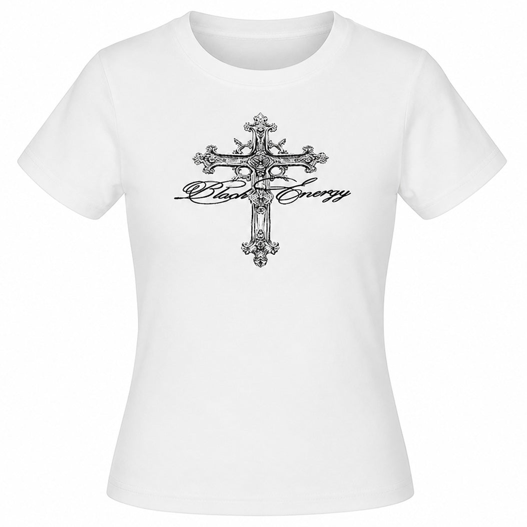 【トップス】ゴシッククロス フィットTシャツ mry002452