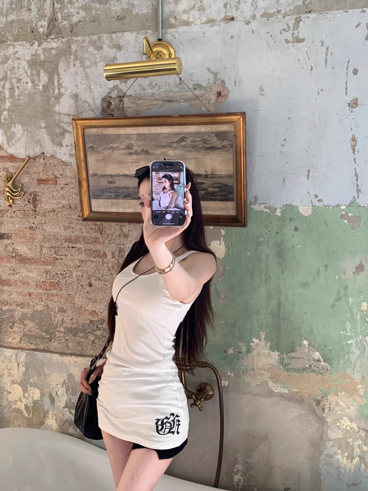 Tattoo Blade Stretch Tank Top mry001722