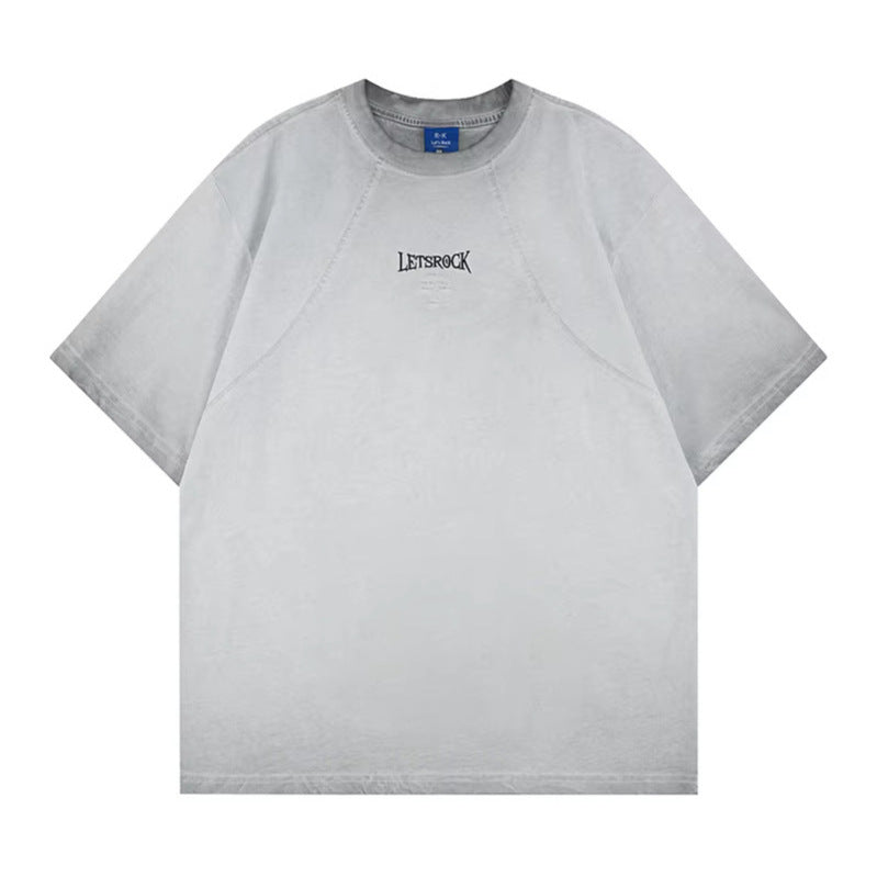 【トップス】ウォッシュドクロスロゴTシャツ mry002399