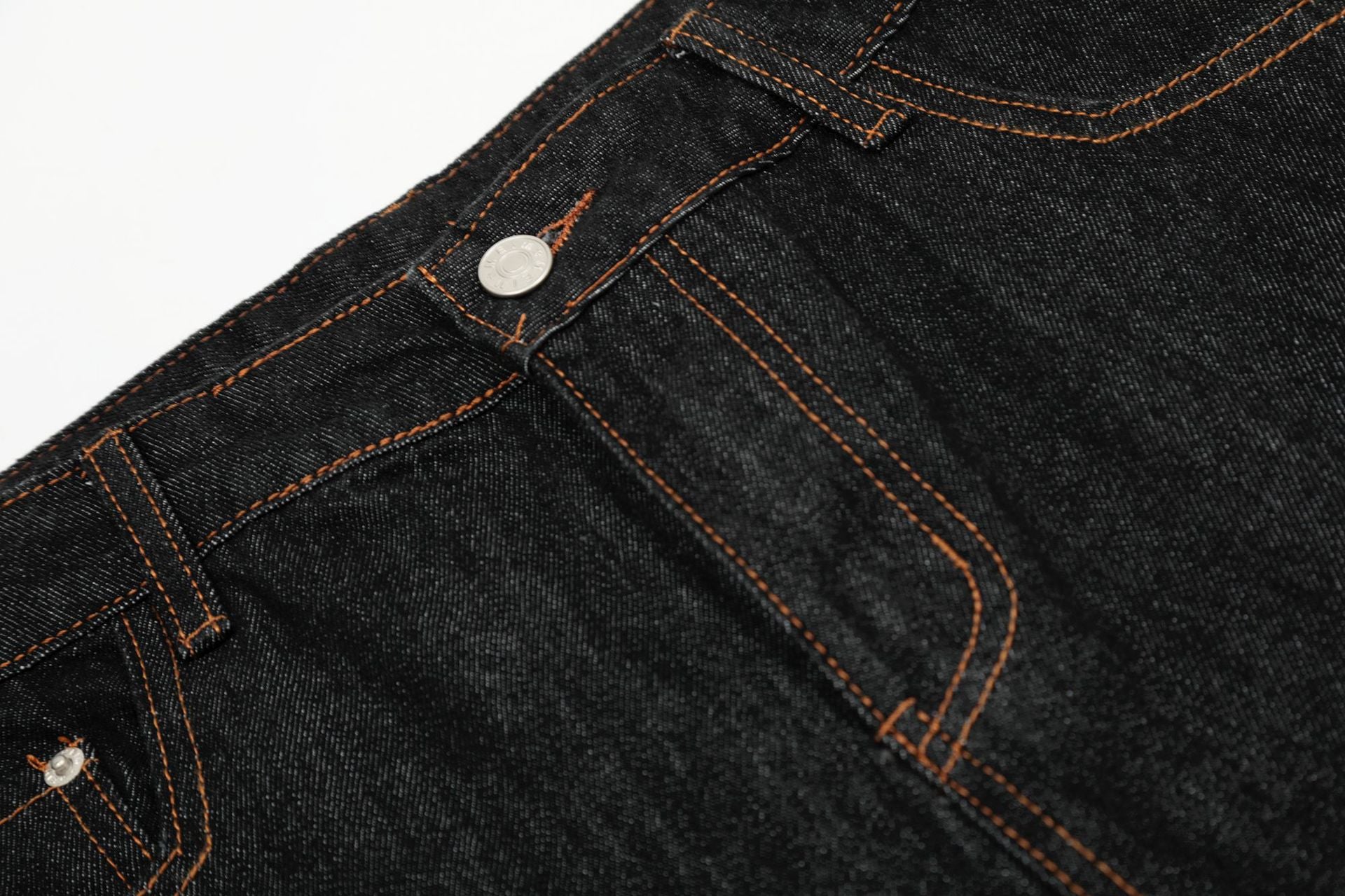 【COVER:FIT】 Cut Baggy Dark Denim Pants mry001865