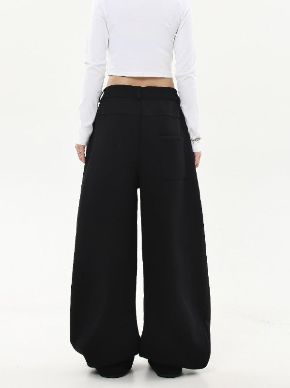 【YURU:FIT】Belt Loop Loose Fit Sweatpants mry001866