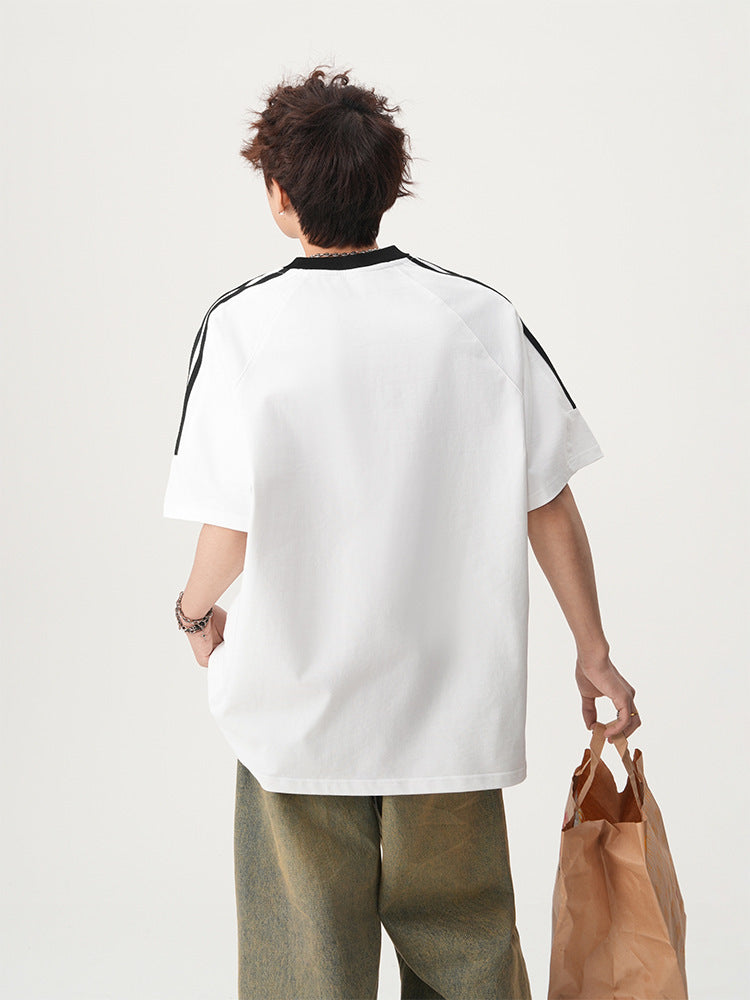 【3color】Fopsarundr Varsity Stripe Jersey T-Shirt mry001710