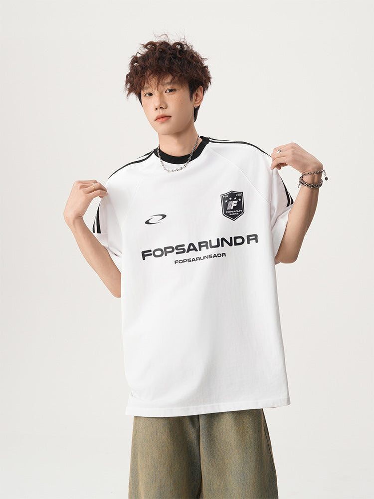 【3color】Fopsarundr Varsity Stripe Jersey T-Shirt mry001710