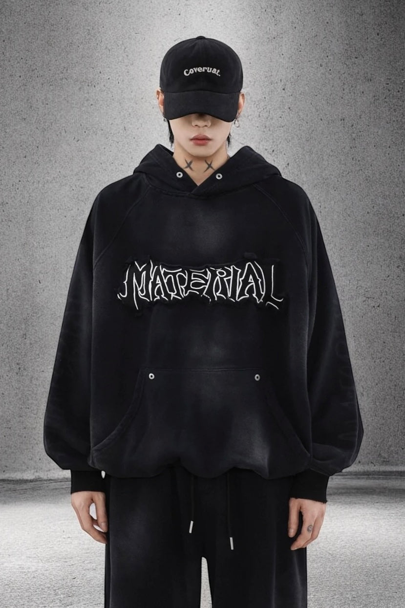 評価☆4.8以上／Tops】UNISEX DAMAGE DOLMAN HOODIE mry001906