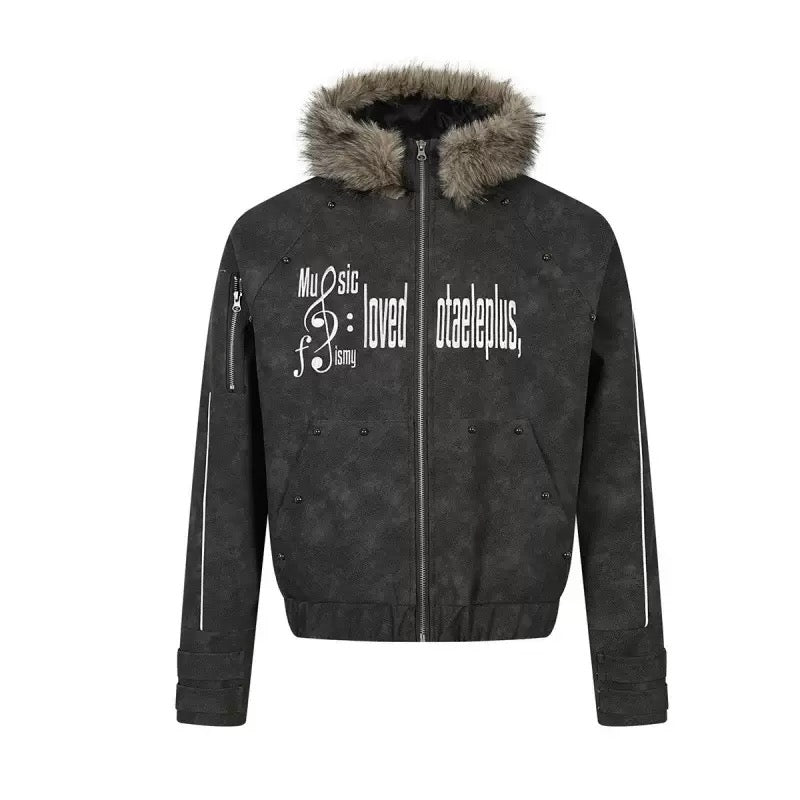 Washed Short Puffer Jacket mry002134