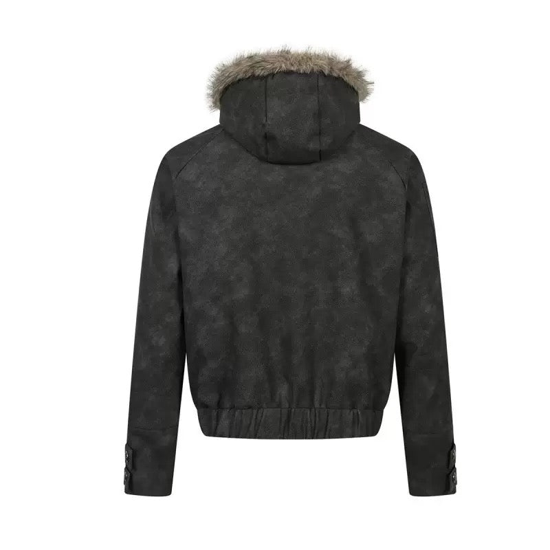 Washed Short Puffer Jacket mry002134