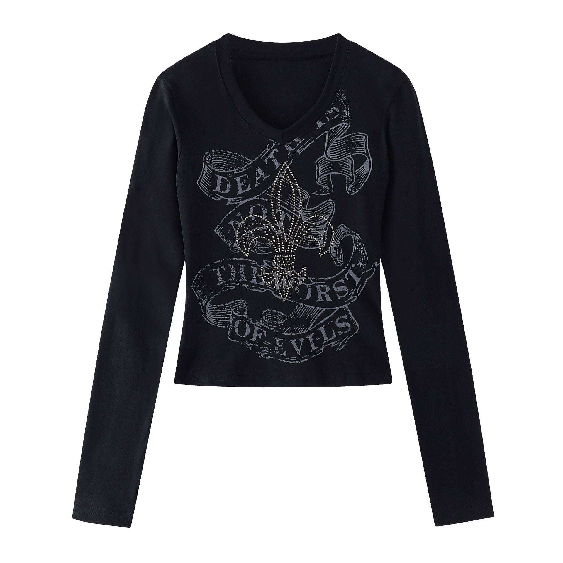 【新作】ゴシックエンブレム フィットTシャツ mry002719