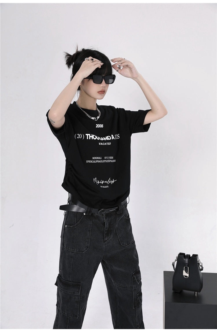 2023SS ホットガール 韓国ストリート Tシャツ サマーファッション mry000710