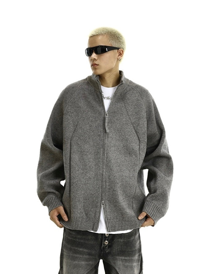 【2color】Tech Noir Knit Jacket mry001636