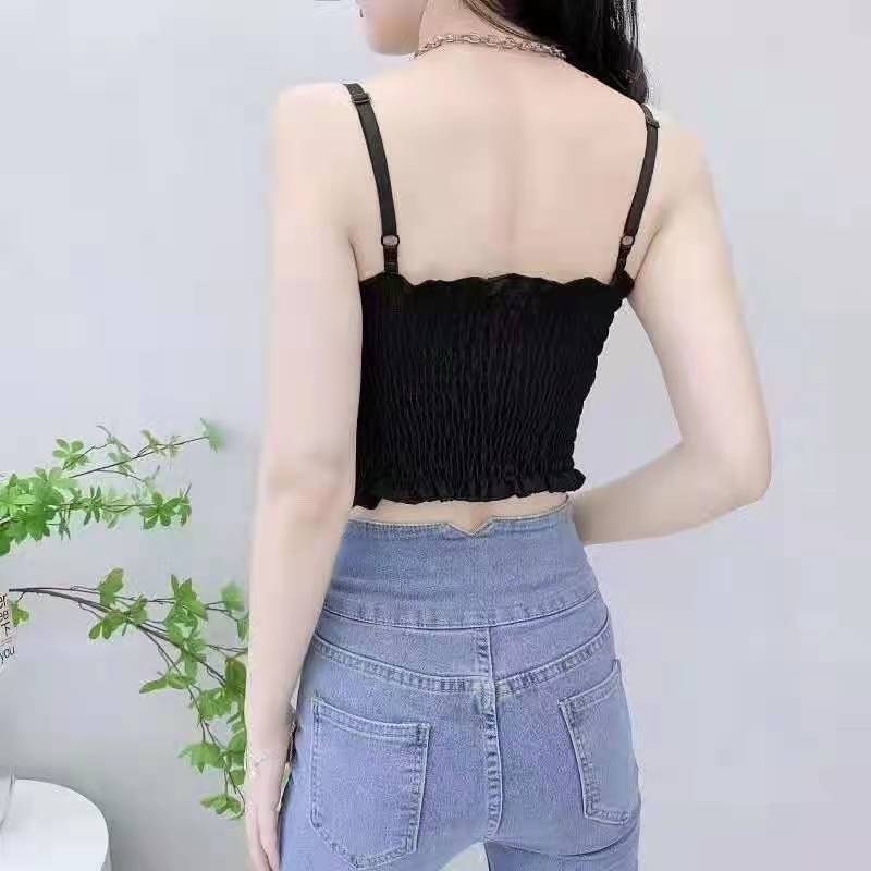 2カラー展開 ジッパー キャミソール ホットガール インナー mry000646