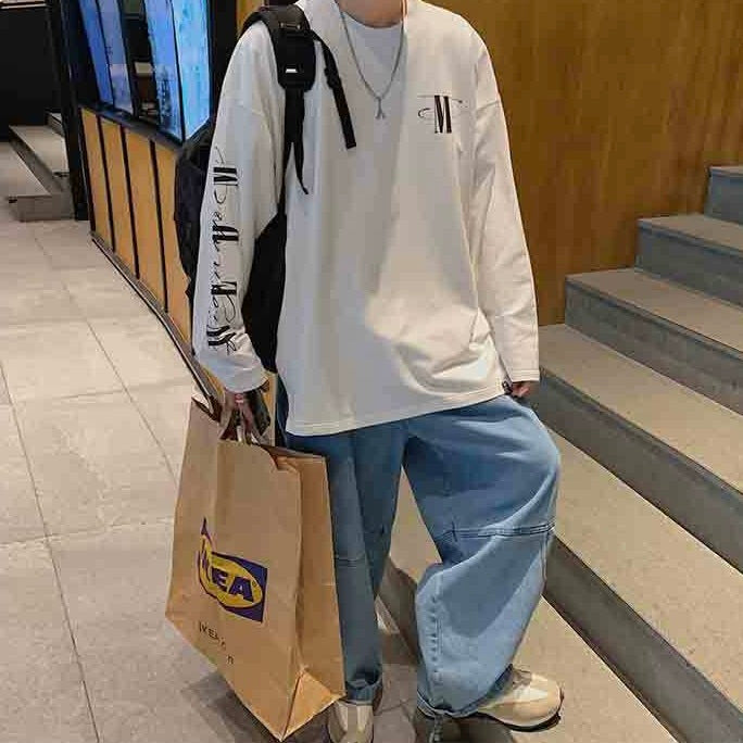 スリーブプリント スウェット mry000375